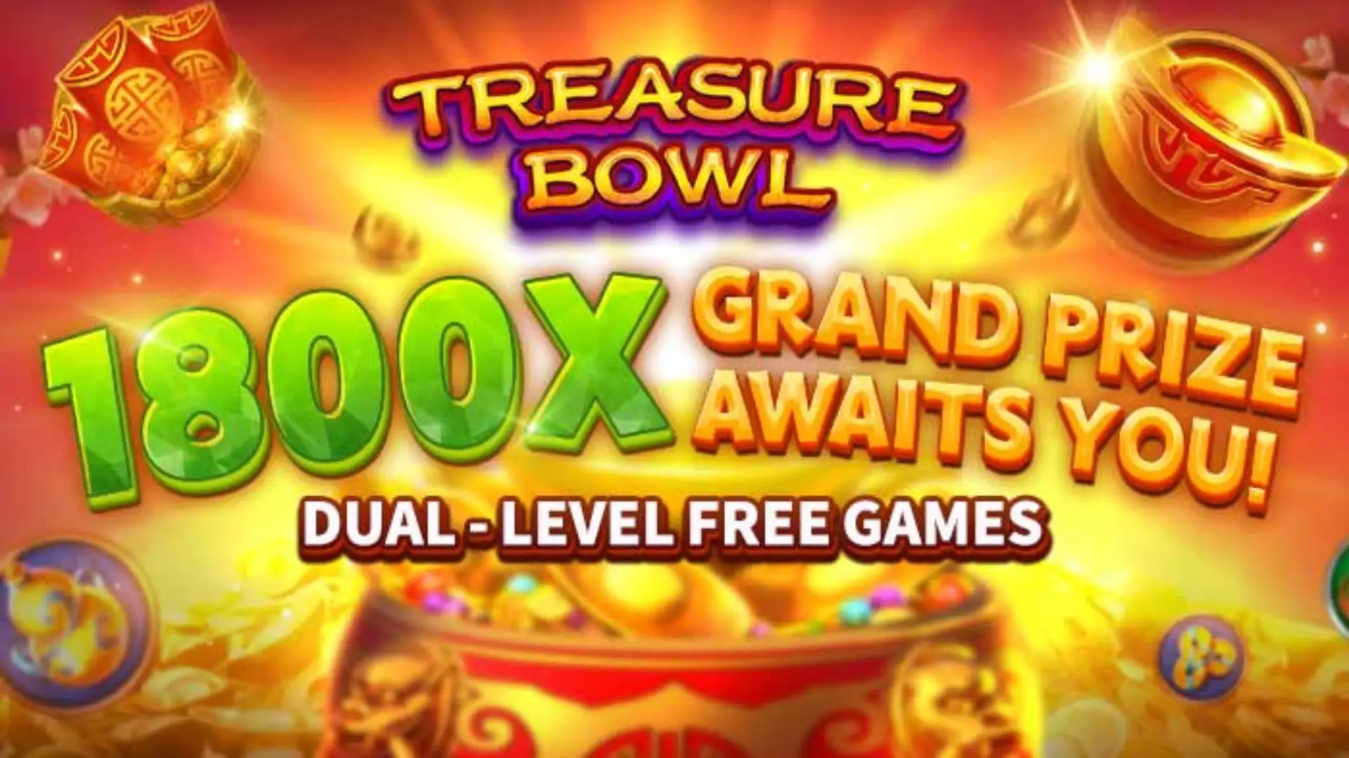 Multiplicadores Treasure Bowl cachacabet - 7777x Máximo com Tigela Dourada